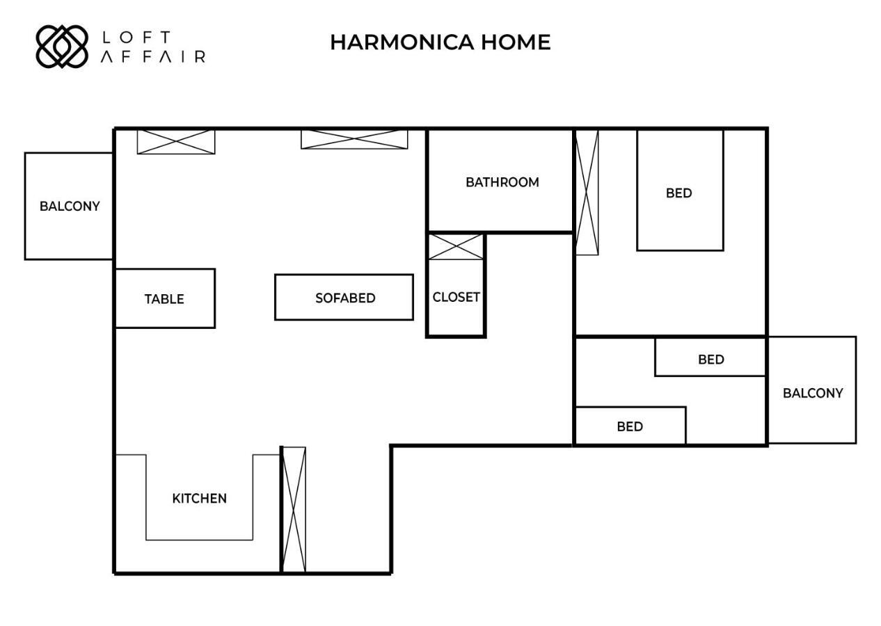 Harmonica Home - Loftaffair Cracovie Extérieur photo